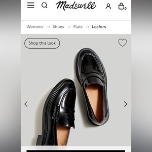 Madewell classic penny loafers - never worn! Size 9.5